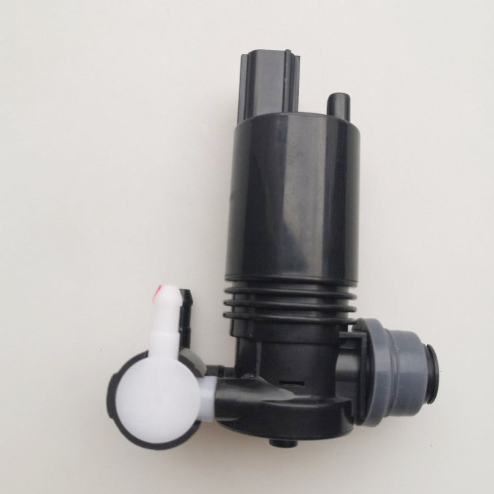 Windshield water pump with spare eyelet  Wiper Front & Rear Windscreen Wiper Washer Pump Motor with Grommet For Ford Fiesta 2009-2013 Hatchback Estate Twin Water Outlet