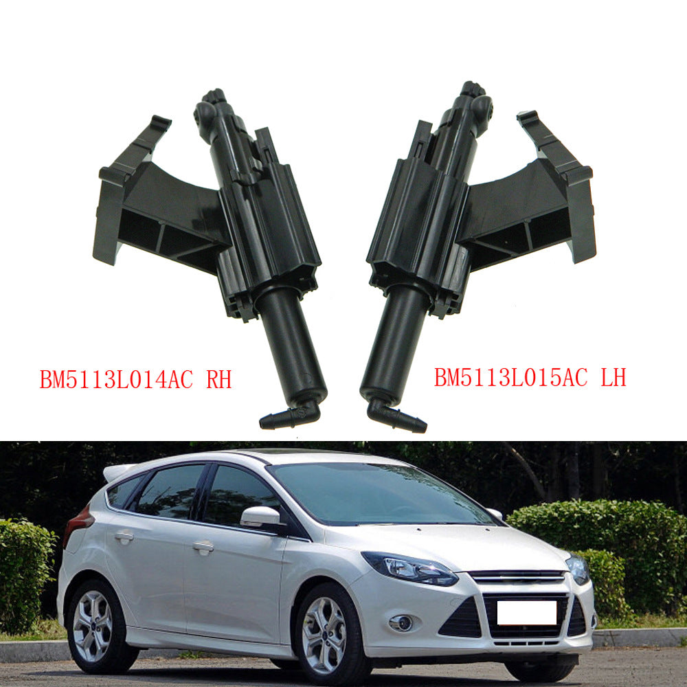 Pair of Car Right Left Front Headlight Washer Sprayer Nozzle Pump Cylinder For Ford Focus MK3 2012-2014 OEM NO 1716805 1716806 BM51-13L015-AC BM51-13L014-AC