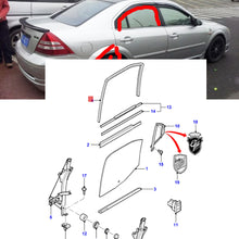 Load image into Gallery viewer, Rear Left  Right Auto Glass For Ford Mondeo MK3 2001-2007 1S71-F25825-AK 1S71-F25825-AH 1S71F-25824-AR 3S71-F25824-AA