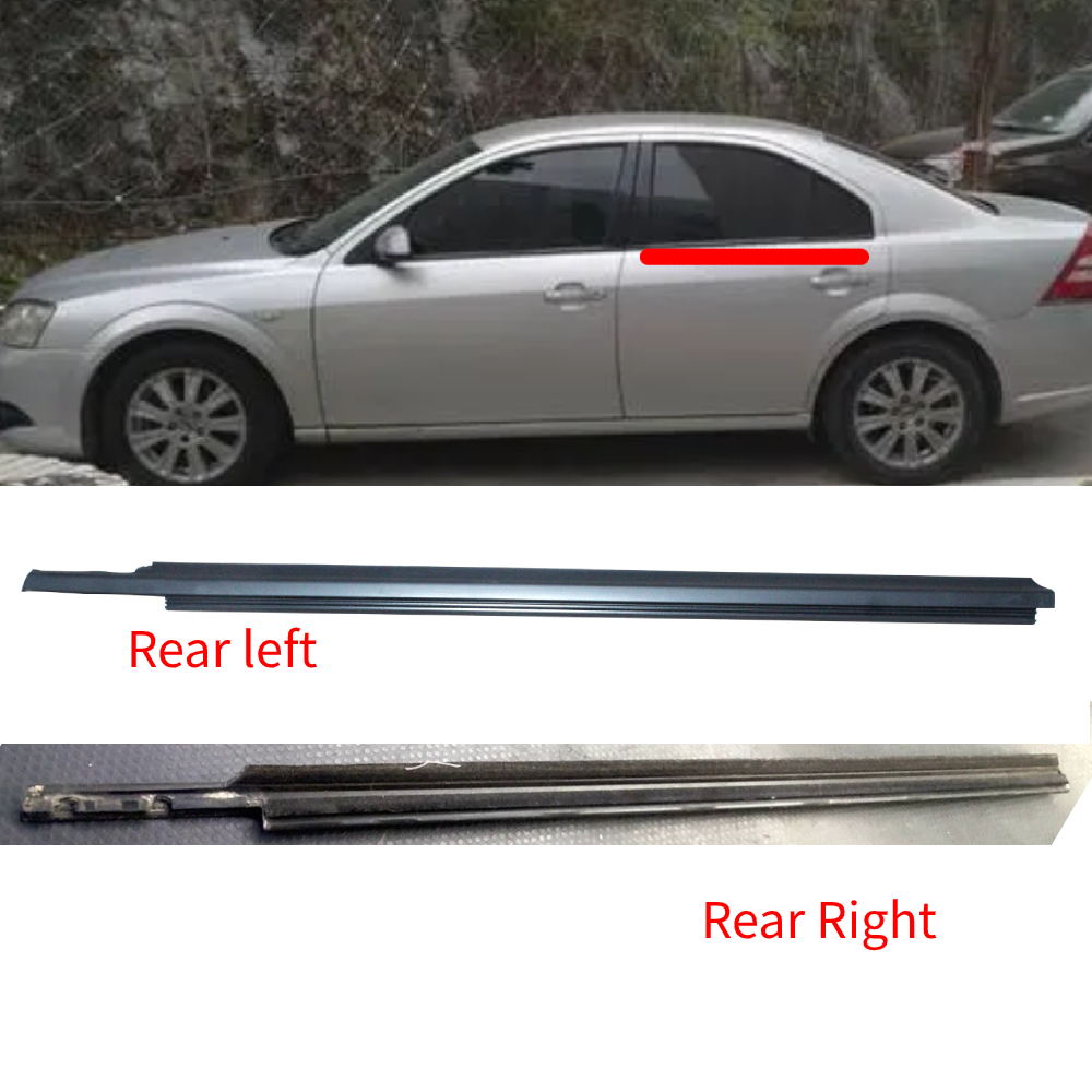 For Ford MONDEO Mk3 right and left Rear Door Glass Channel Weatherstrip 1349998 1S71-F25861-AM 4S71-F25861-AA  1S71-F25860-AP 4S71-F25860-AB